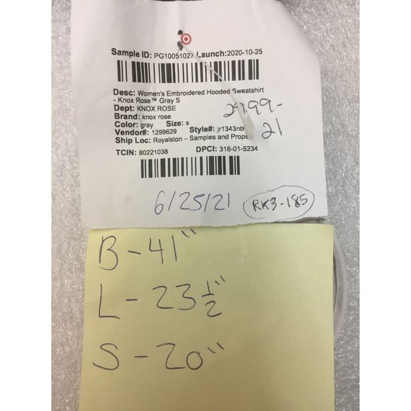 Women's Embroidered Hooded Sweatshirt Size S - Picture 7 of 8